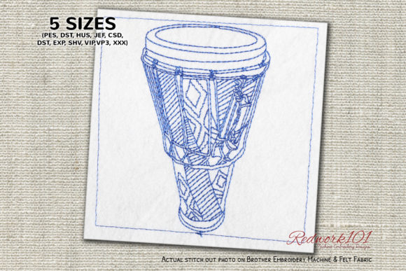 Ashiko Drum Redwork: A Designer’s Craft Fair Review