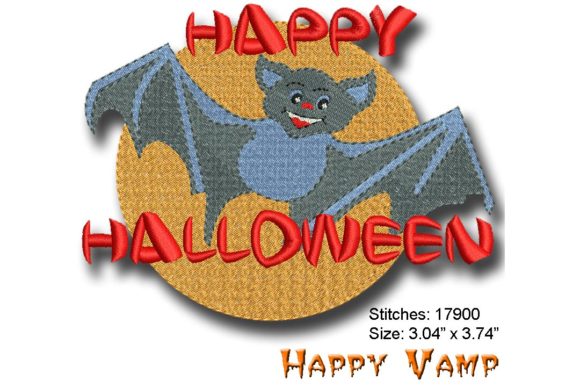 Happy Vamp: A Classic Halloween Embroidery Review