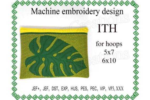 Leaf Zippered Bag: In-The-Hoop Review