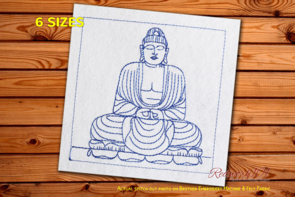 Meditating Buddha Redwork: A Designer’s Review