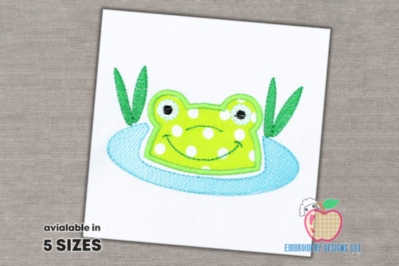 Review: Aqua Frog in Water Applique Pattern