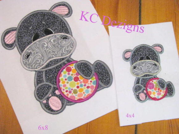 Review: Beach Hippo with Beach Ball Applique