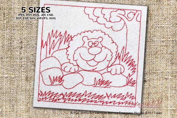 Review: Cartoon Lion Resting in Jungle for Sweatshirts