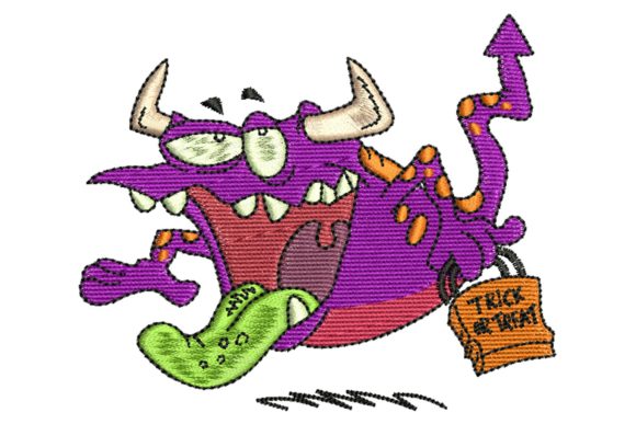 Reviewing Scary Monster for Halloween Embroidery