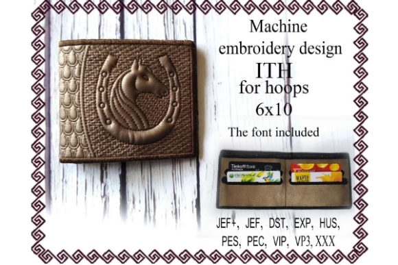 Reviewing the Billfold in the Hoop Purse - Horseshoe Design