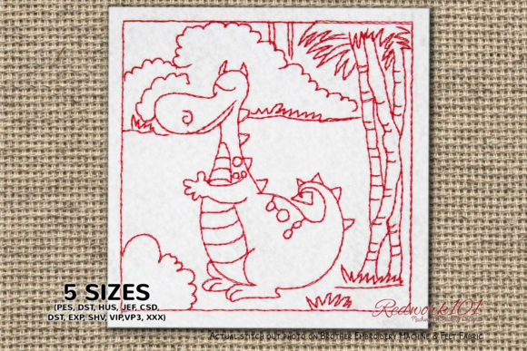 Reviewing the Leprechaun Dragon in Forest Redwork